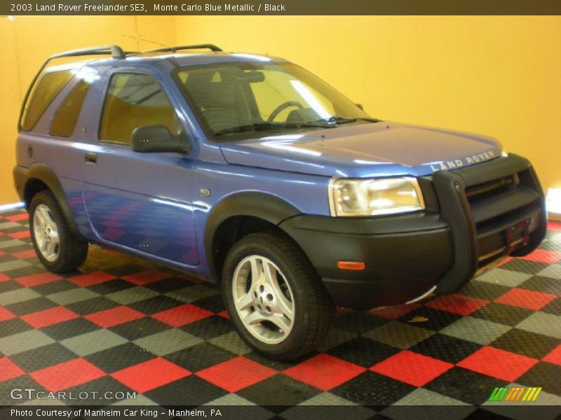 Monte Carlo Blue Metallic / Black 2003 Land Rover Freelander SE3