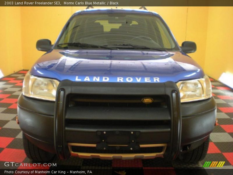 Monte Carlo Blue Metallic / Black 2003 Land Rover Freelander SE3