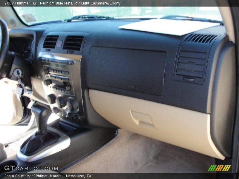 Midnight Blue Metallic / Light Cashmere/Ebony 2007 Hummer H3