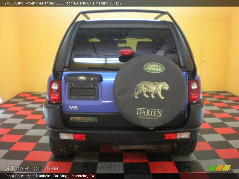 Monte Carlo Blue Metallic / Black 2003 Land Rover Freelander SE3