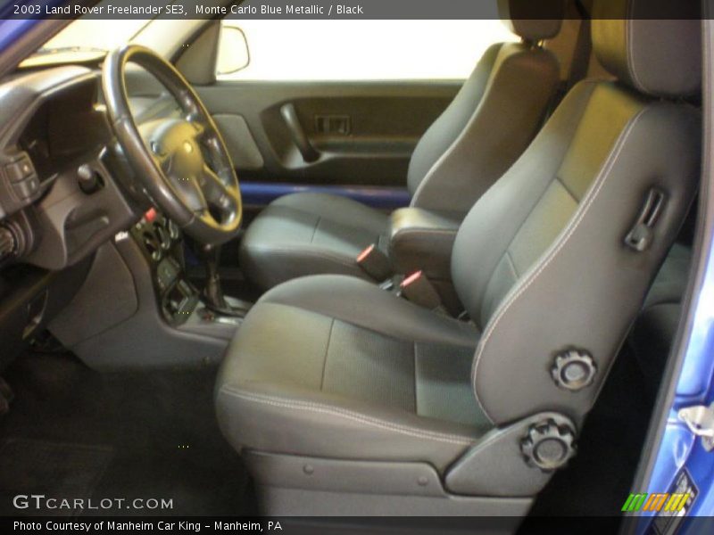 Monte Carlo Blue Metallic / Black 2003 Land Rover Freelander SE3