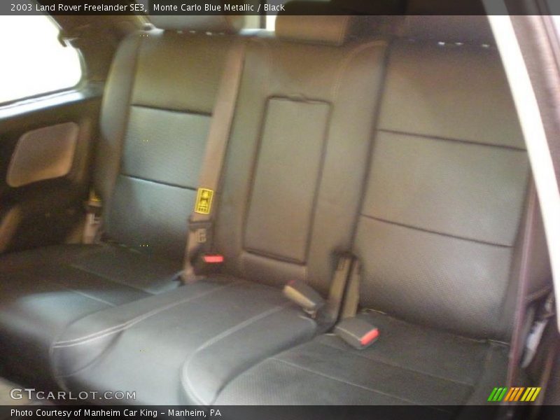 Monte Carlo Blue Metallic / Black 2003 Land Rover Freelander SE3