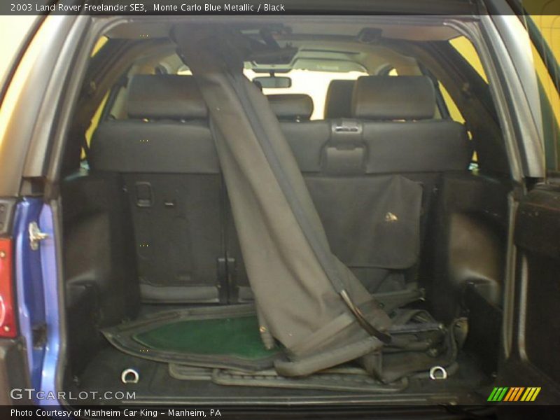 Monte Carlo Blue Metallic / Black 2003 Land Rover Freelander SE3