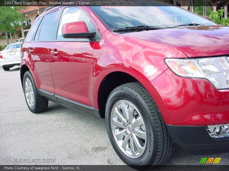 Redfire Metallic / Camel 2007 Ford Edge SEL Plus
