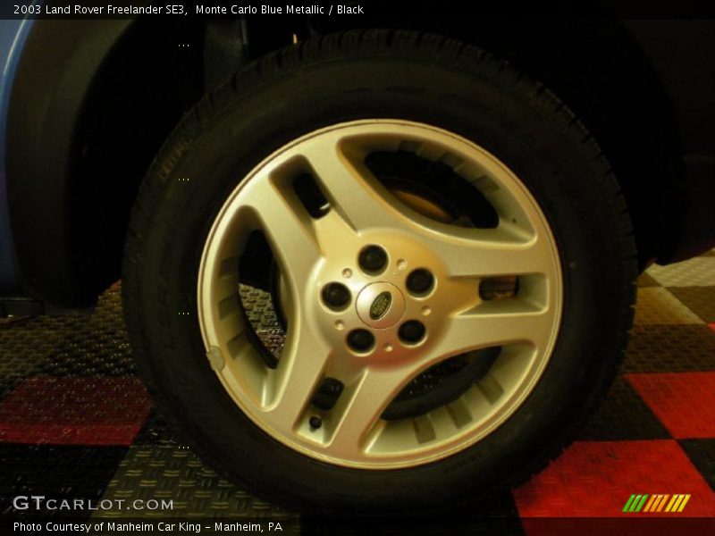 Monte Carlo Blue Metallic / Black 2003 Land Rover Freelander SE3
