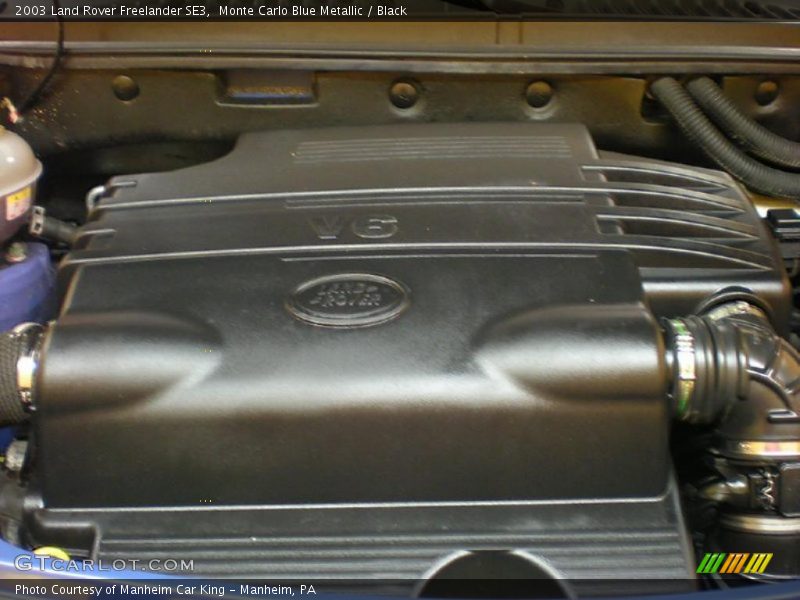 Monte Carlo Blue Metallic / Black 2003 Land Rover Freelander SE3