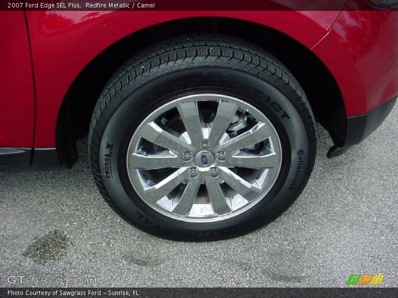 Redfire Metallic / Camel 2007 Ford Edge SEL Plus