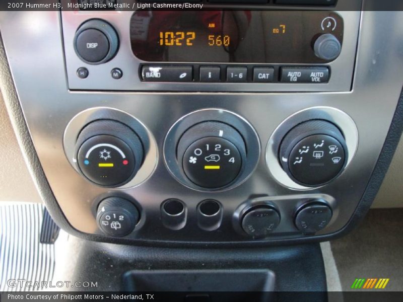 Midnight Blue Metallic / Light Cashmere/Ebony 2007 Hummer H3