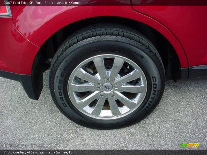 Redfire Metallic / Camel 2007 Ford Edge SEL Plus