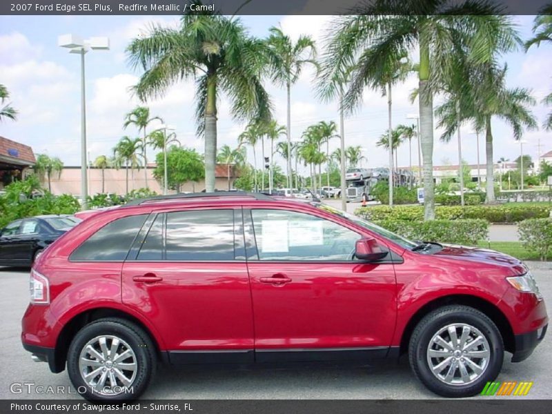 Redfire Metallic / Camel 2007 Ford Edge SEL Plus
