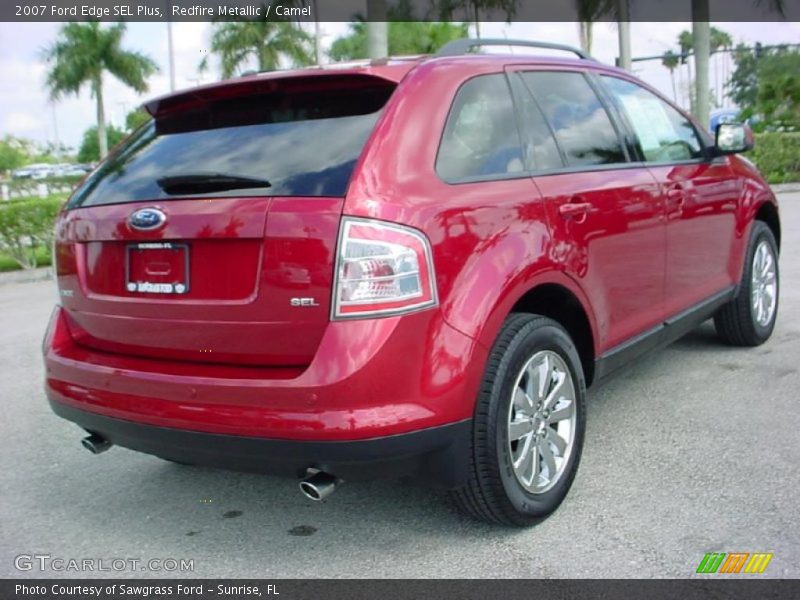 Redfire Metallic / Camel 2007 Ford Edge SEL Plus