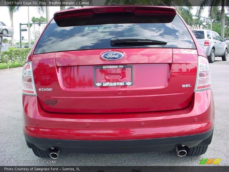 Redfire Metallic / Camel 2007 Ford Edge SEL Plus