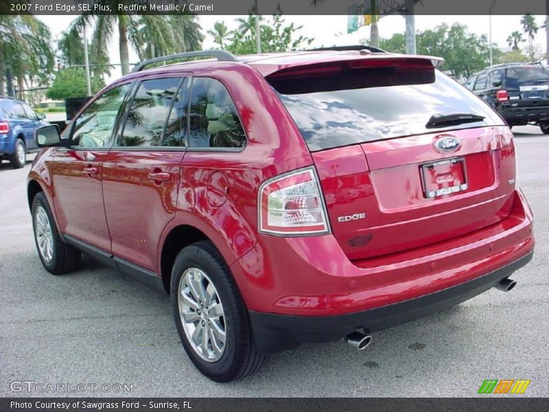 Redfire Metallic / Camel 2007 Ford Edge SEL Plus