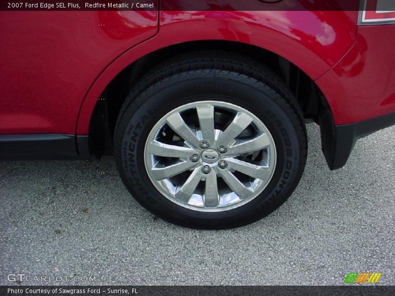 Redfire Metallic / Camel 2007 Ford Edge SEL Plus