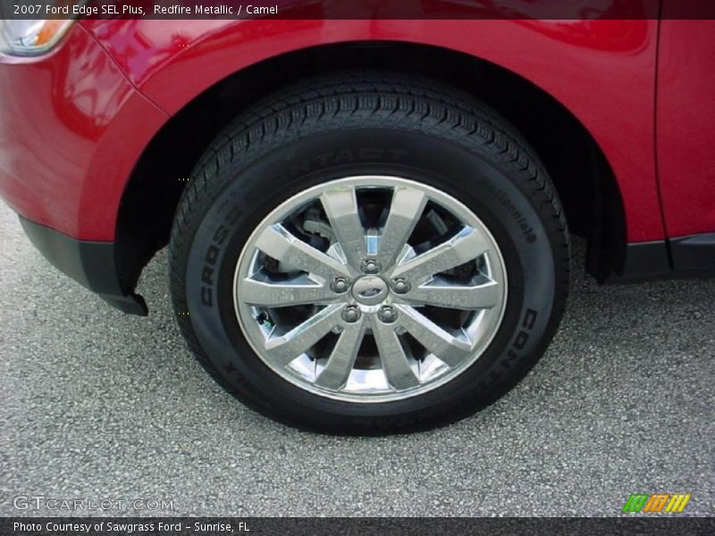 Redfire Metallic / Camel 2007 Ford Edge SEL Plus