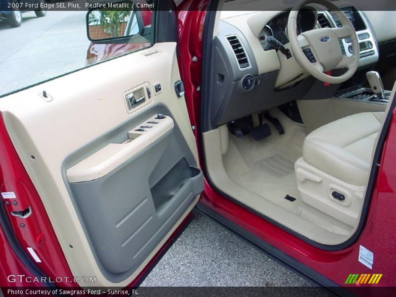 Redfire Metallic / Camel 2007 Ford Edge SEL Plus