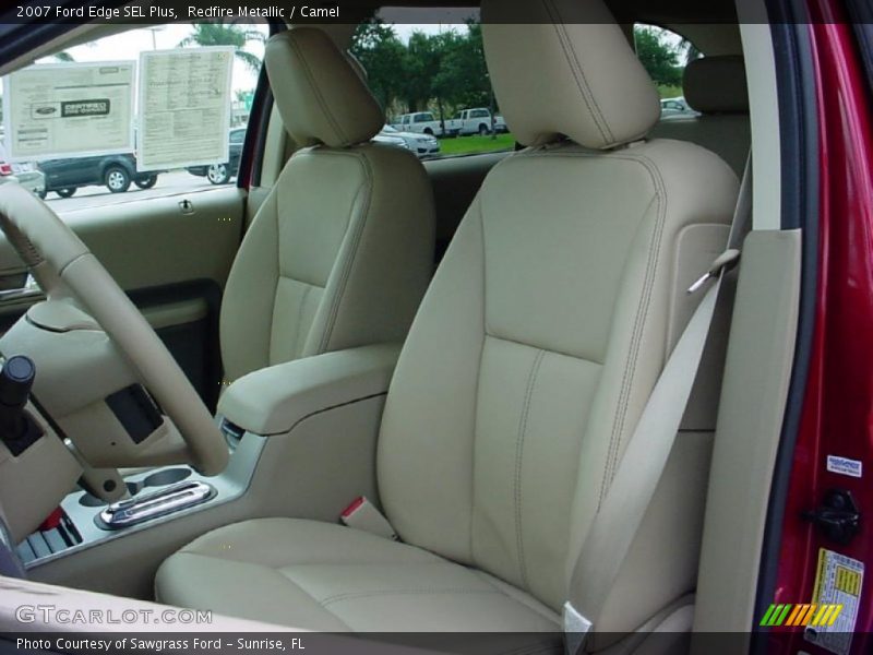 Redfire Metallic / Camel 2007 Ford Edge SEL Plus