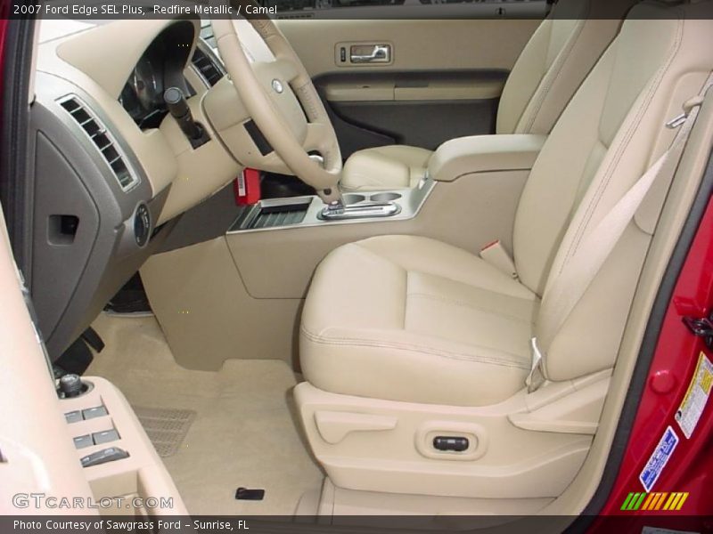 Redfire Metallic / Camel 2007 Ford Edge SEL Plus