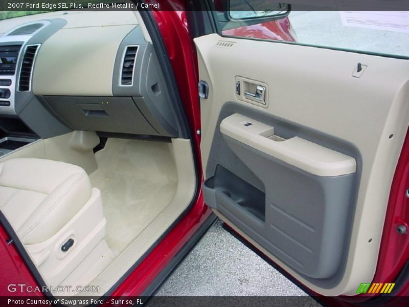 Redfire Metallic / Camel 2007 Ford Edge SEL Plus