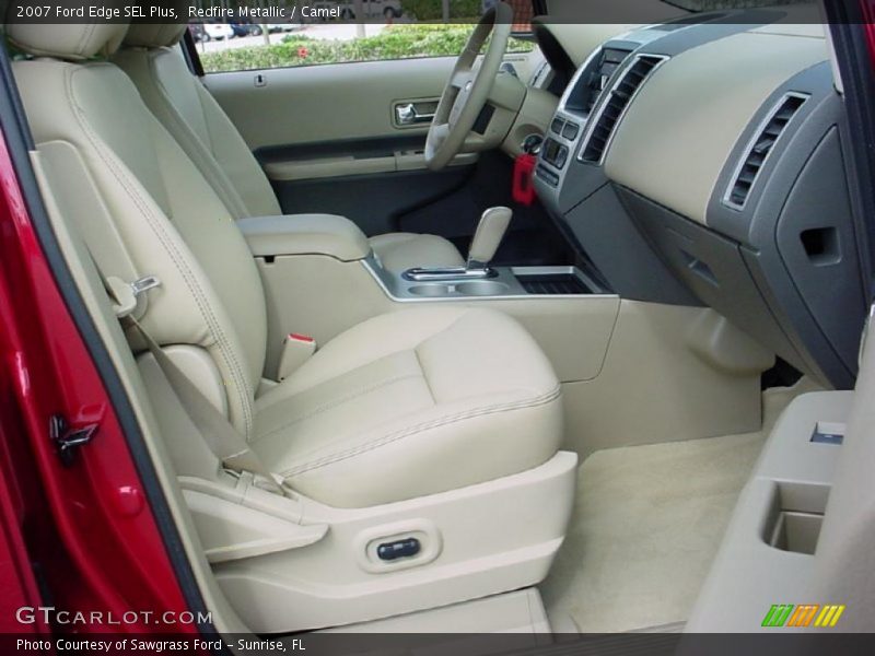 Redfire Metallic / Camel 2007 Ford Edge SEL Plus