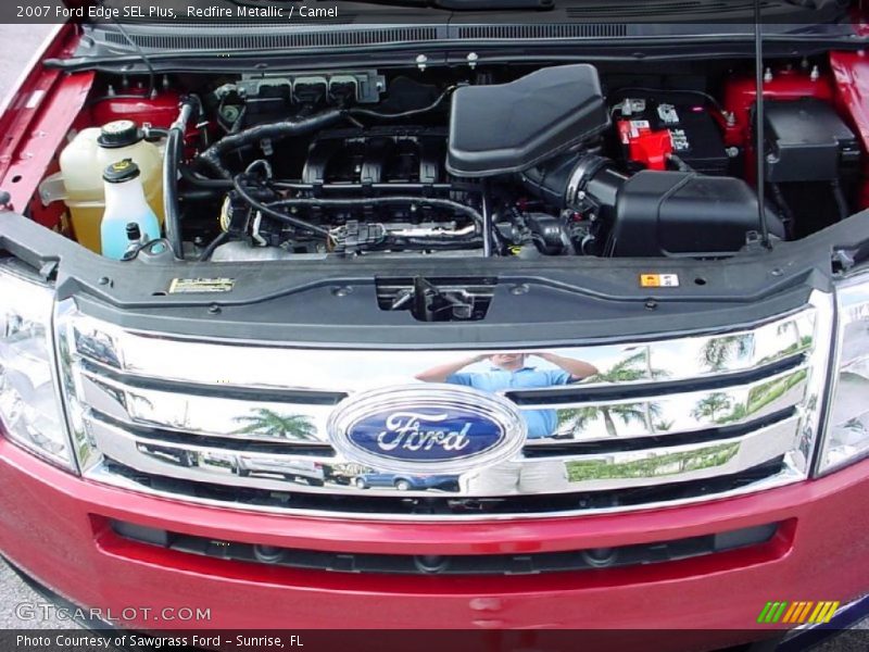 Redfire Metallic / Camel 2007 Ford Edge SEL Plus