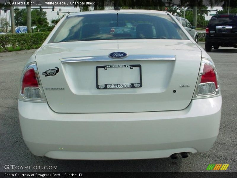 White Suede / Charcoal Black 2009 Ford Fusion SEL