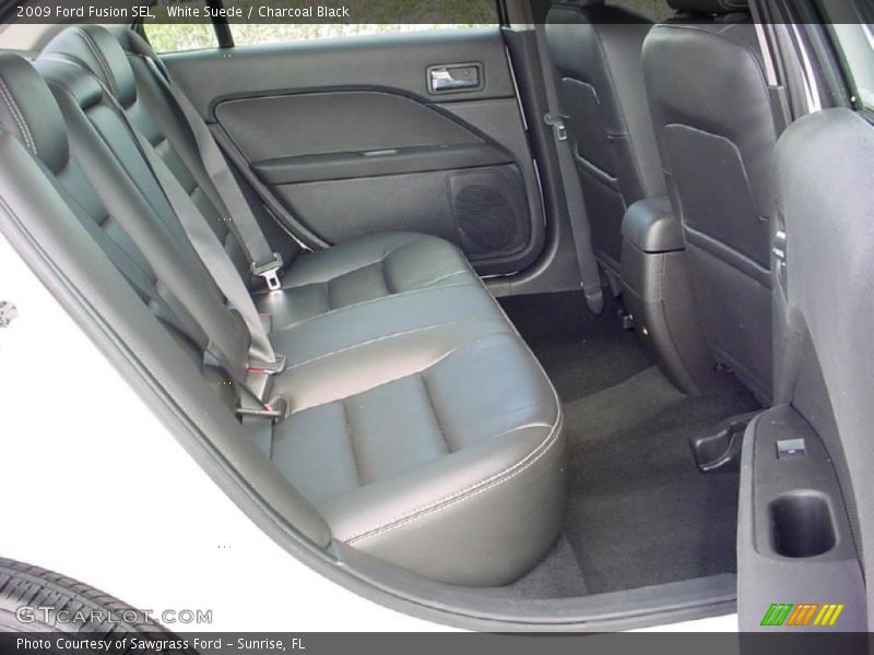 White Suede / Charcoal Black 2009 Ford Fusion SEL