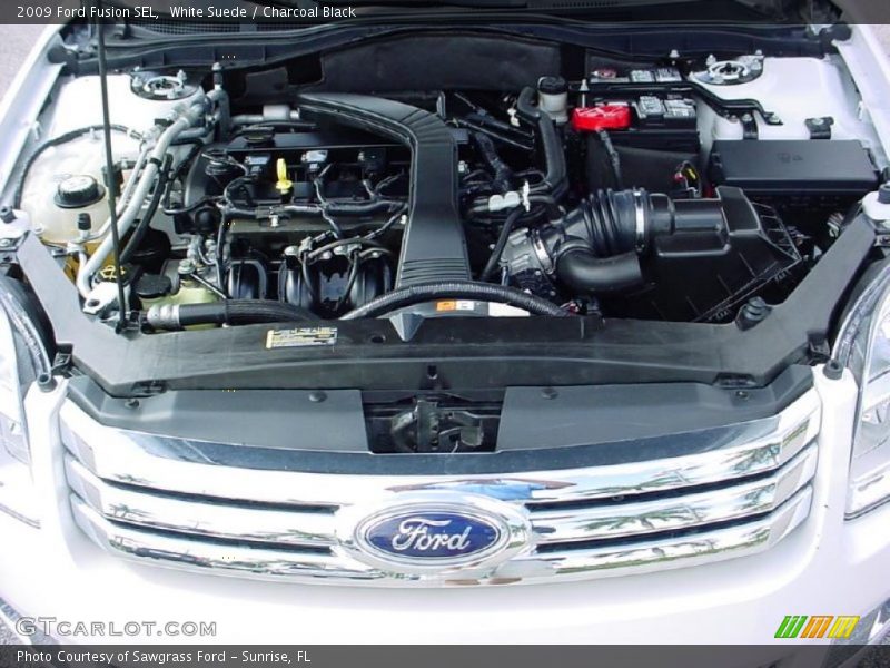 White Suede / Charcoal Black 2009 Ford Fusion SEL