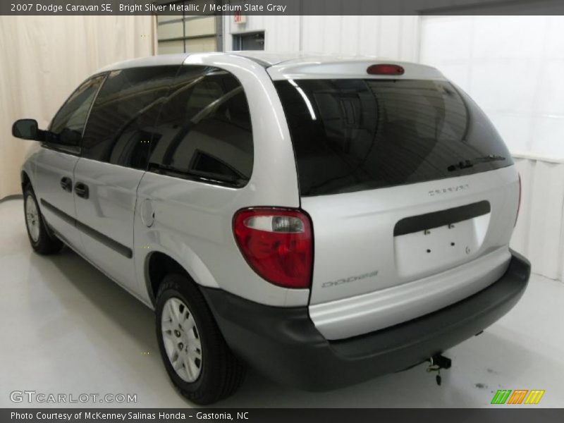 Bright Silver Metallic / Medium Slate Gray 2007 Dodge Caravan SE