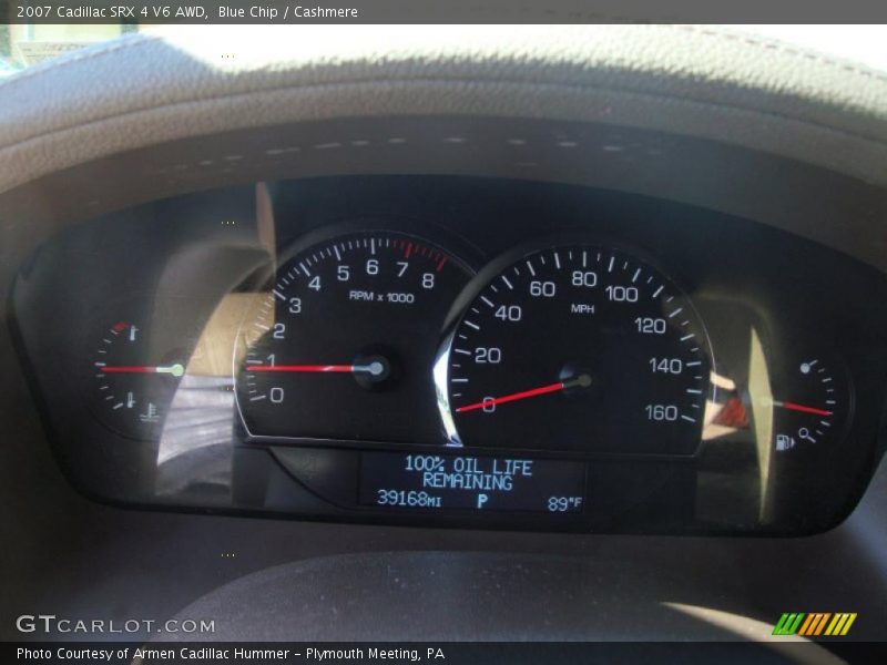 Blue Chip / Cashmere 2007 Cadillac SRX 4 V6 AWD