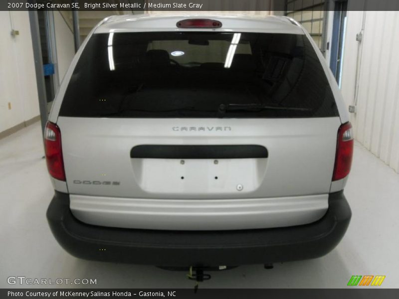 Bright Silver Metallic / Medium Slate Gray 2007 Dodge Caravan SE