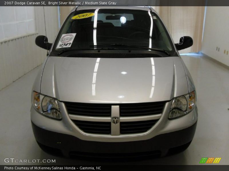 Bright Silver Metallic / Medium Slate Gray 2007 Dodge Caravan SE