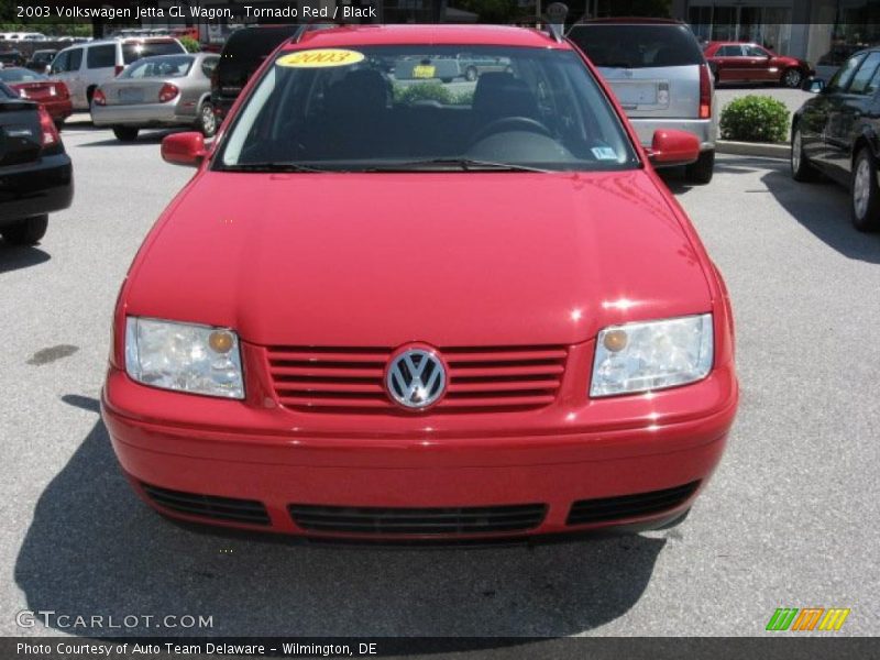 Tornado Red / Black 2003 Volkswagen Jetta GL Wagon