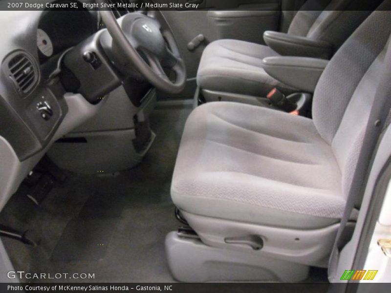 Bright Silver Metallic / Medium Slate Gray 2007 Dodge Caravan SE