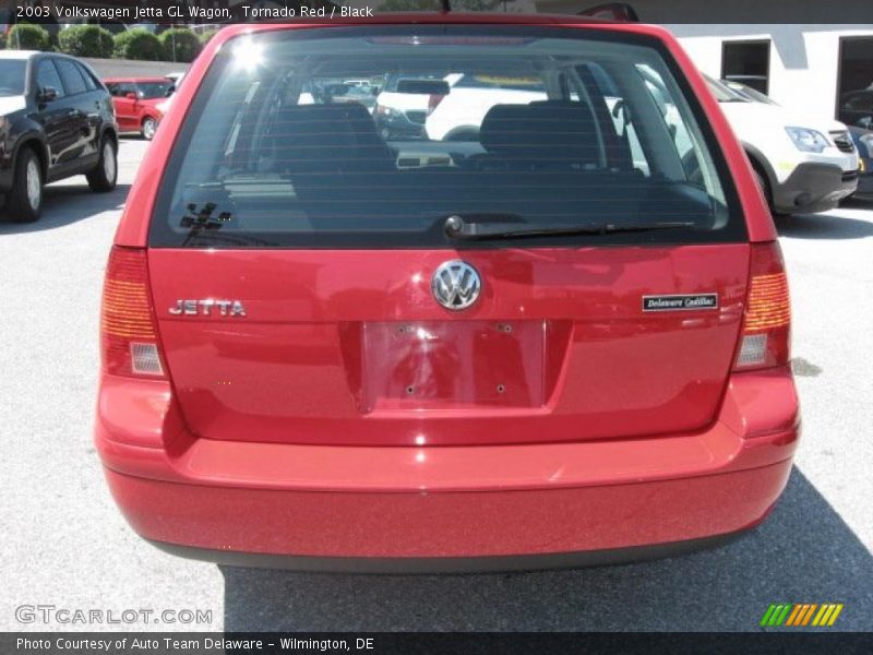 Tornado Red / Black 2003 Volkswagen Jetta GL Wagon