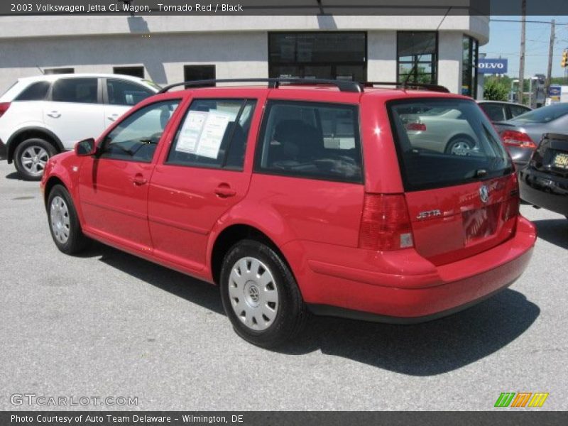 Tornado Red / Black 2003 Volkswagen Jetta GL Wagon