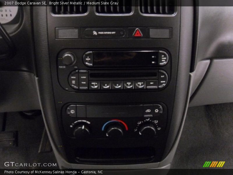 Bright Silver Metallic / Medium Slate Gray 2007 Dodge Caravan SE