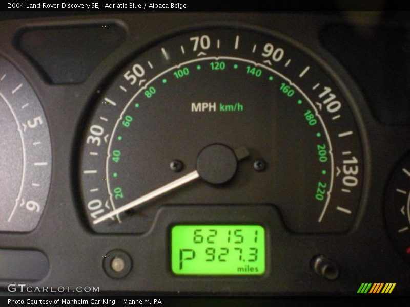 Adriatic Blue / Alpaca Beige 2004 Land Rover Discovery SE