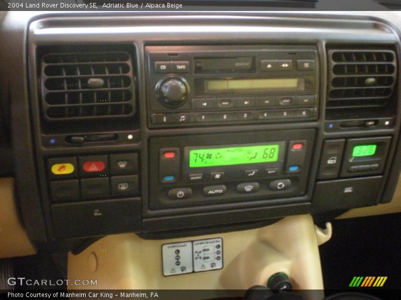 Adriatic Blue / Alpaca Beige 2004 Land Rover Discovery SE