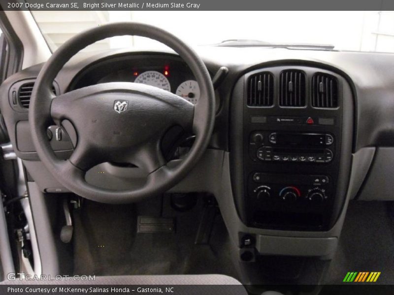 Bright Silver Metallic / Medium Slate Gray 2007 Dodge Caravan SE