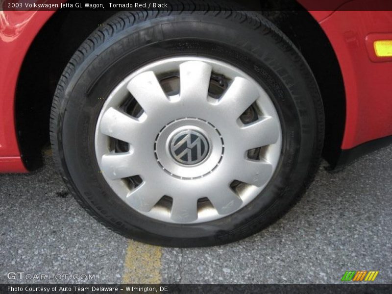 Tornado Red / Black 2003 Volkswagen Jetta GL Wagon
