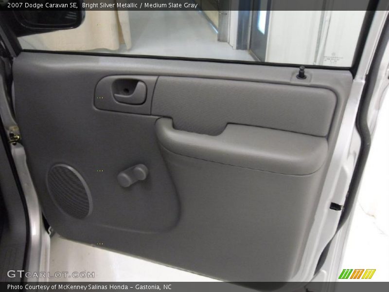 Bright Silver Metallic / Medium Slate Gray 2007 Dodge Caravan SE