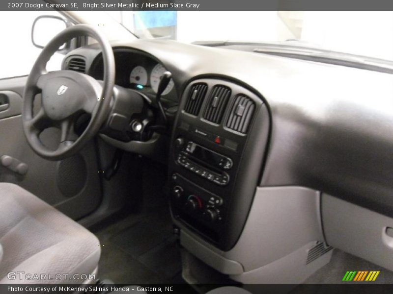 Bright Silver Metallic / Medium Slate Gray 2007 Dodge Caravan SE
