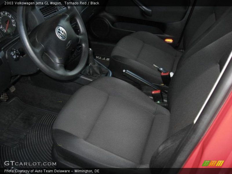 Tornado Red / Black 2003 Volkswagen Jetta GL Wagon
