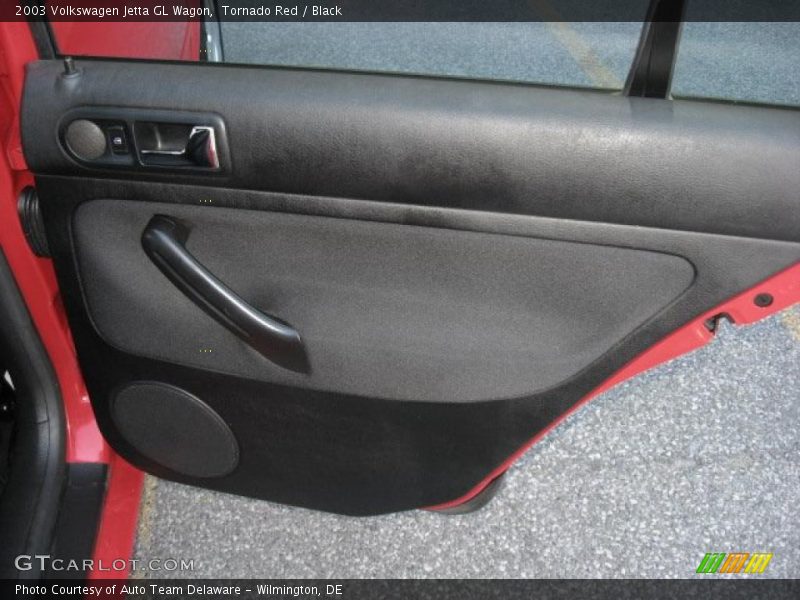 Tornado Red / Black 2003 Volkswagen Jetta GL Wagon