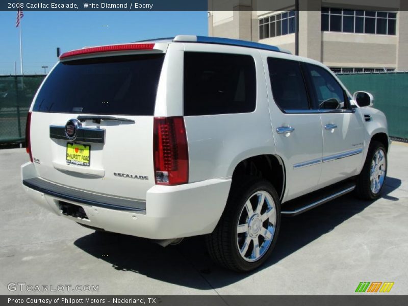 White Diamond / Ebony 2008 Cadillac Escalade