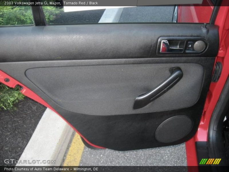 Tornado Red / Black 2003 Volkswagen Jetta GL Wagon