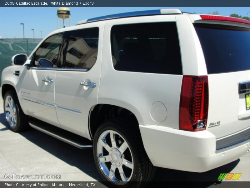 White Diamond / Ebony 2008 Cadillac Escalade