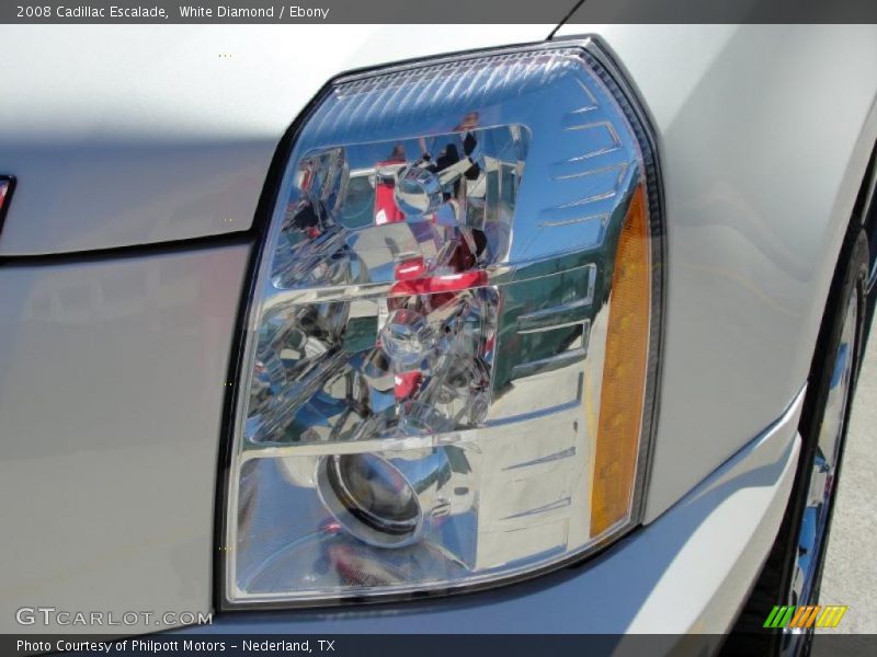 White Diamond / Ebony 2008 Cadillac Escalade