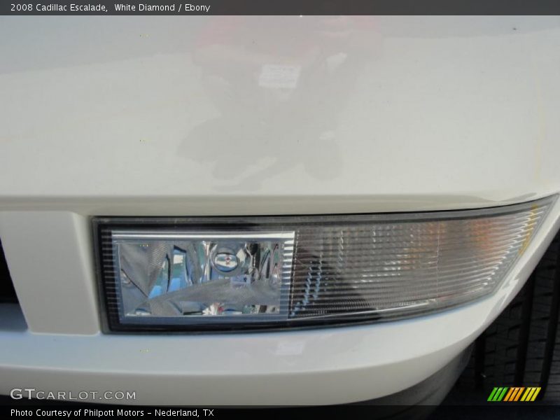 White Diamond / Ebony 2008 Cadillac Escalade